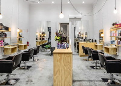 Inside View of Hairdressing Studio